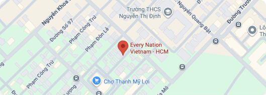 Map showing church location